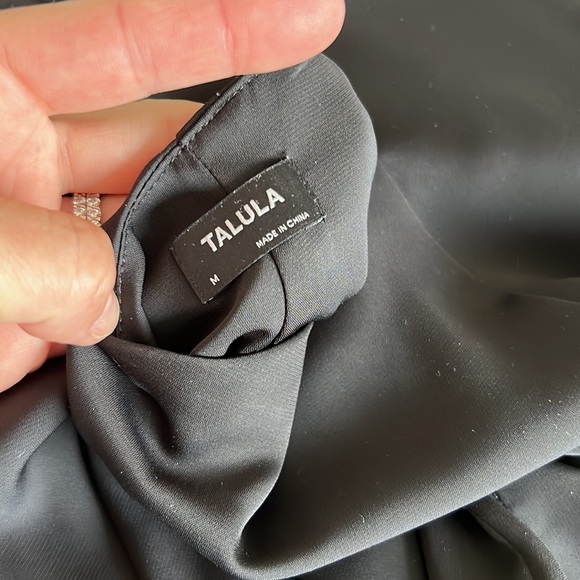 Aritzia black silk op n back dress - Picture 3 of 3